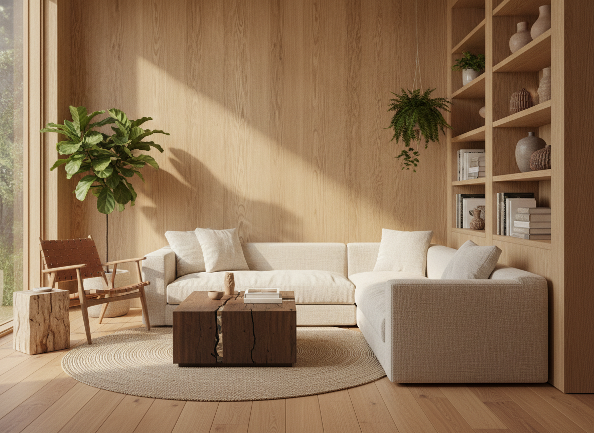 Natuurlijke houtsoorten kiezen voor warm en tijdloos interieur