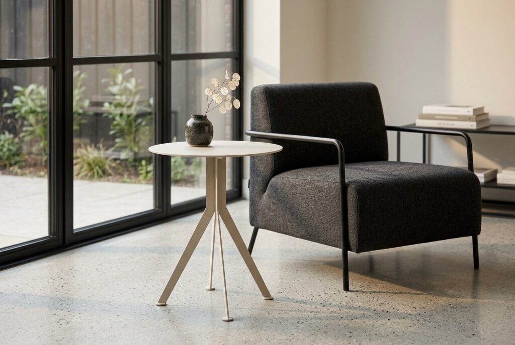 Bijzettafel Dane in een modern interieur, woonkamer