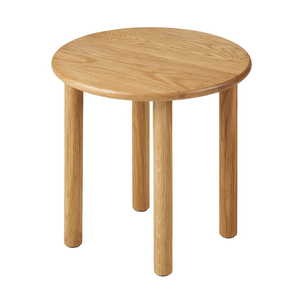 Bijzettafel Joëlle naturel Ø40 cm van Loods 5