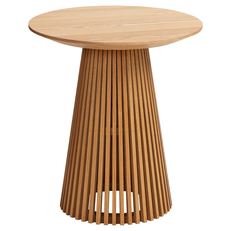 Bijzettafel Latera Naturel ø 45x50 cm van Kwantum