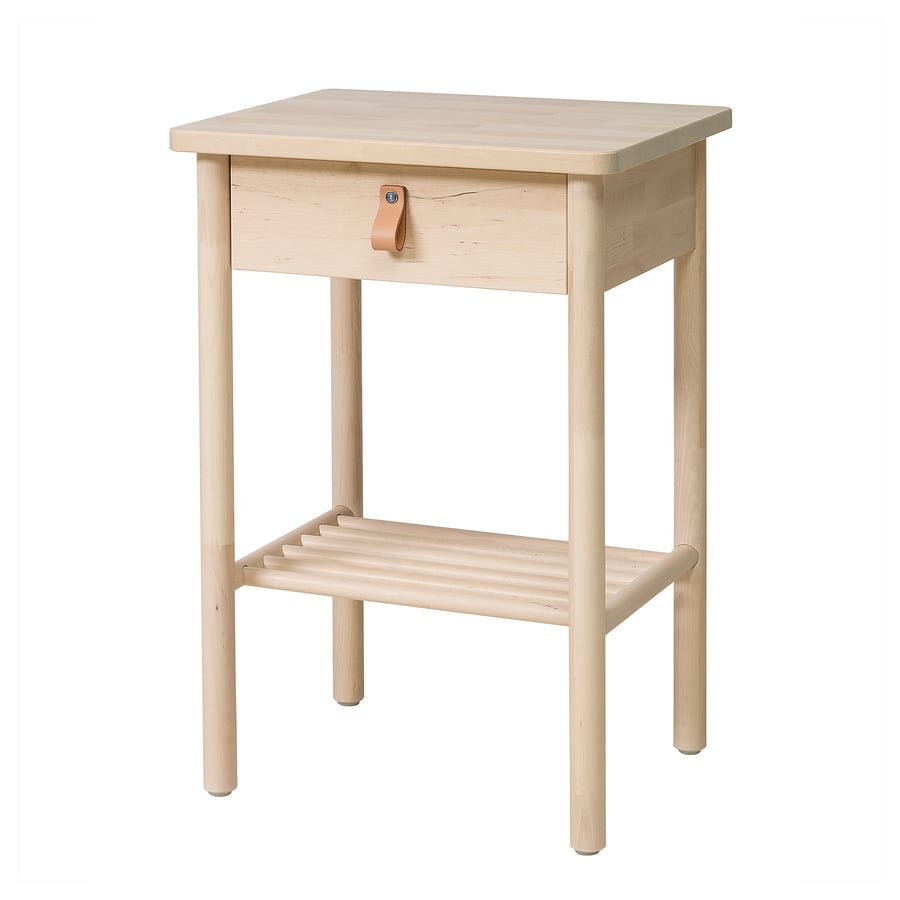 BJÖRKSNÄS Nachtkastje - berken 48x38 cm van IKEA