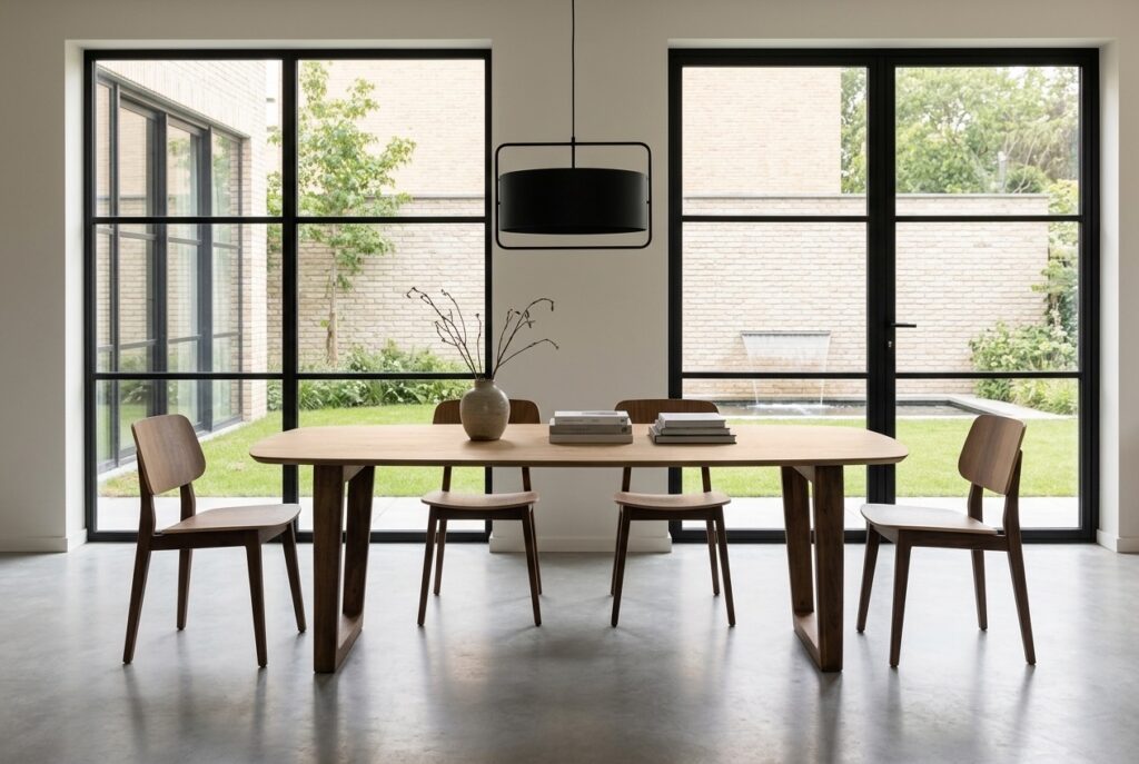 Eettafel Canzo 200×100 cm Malta in een modern interieur, eetkamer