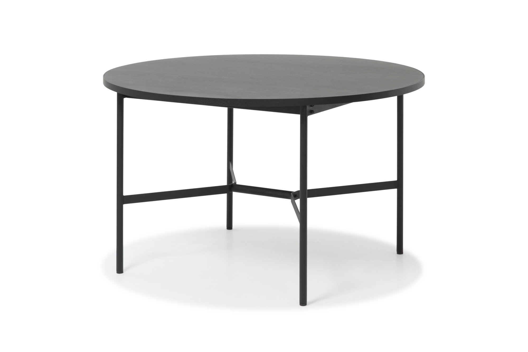 Eettafel Cleo zwart Ø120 cm van Loods 5