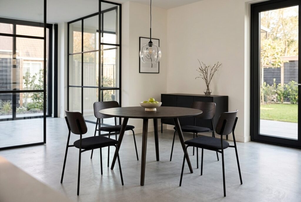 Eettafel Ferry in een modern interieur, eetkamer