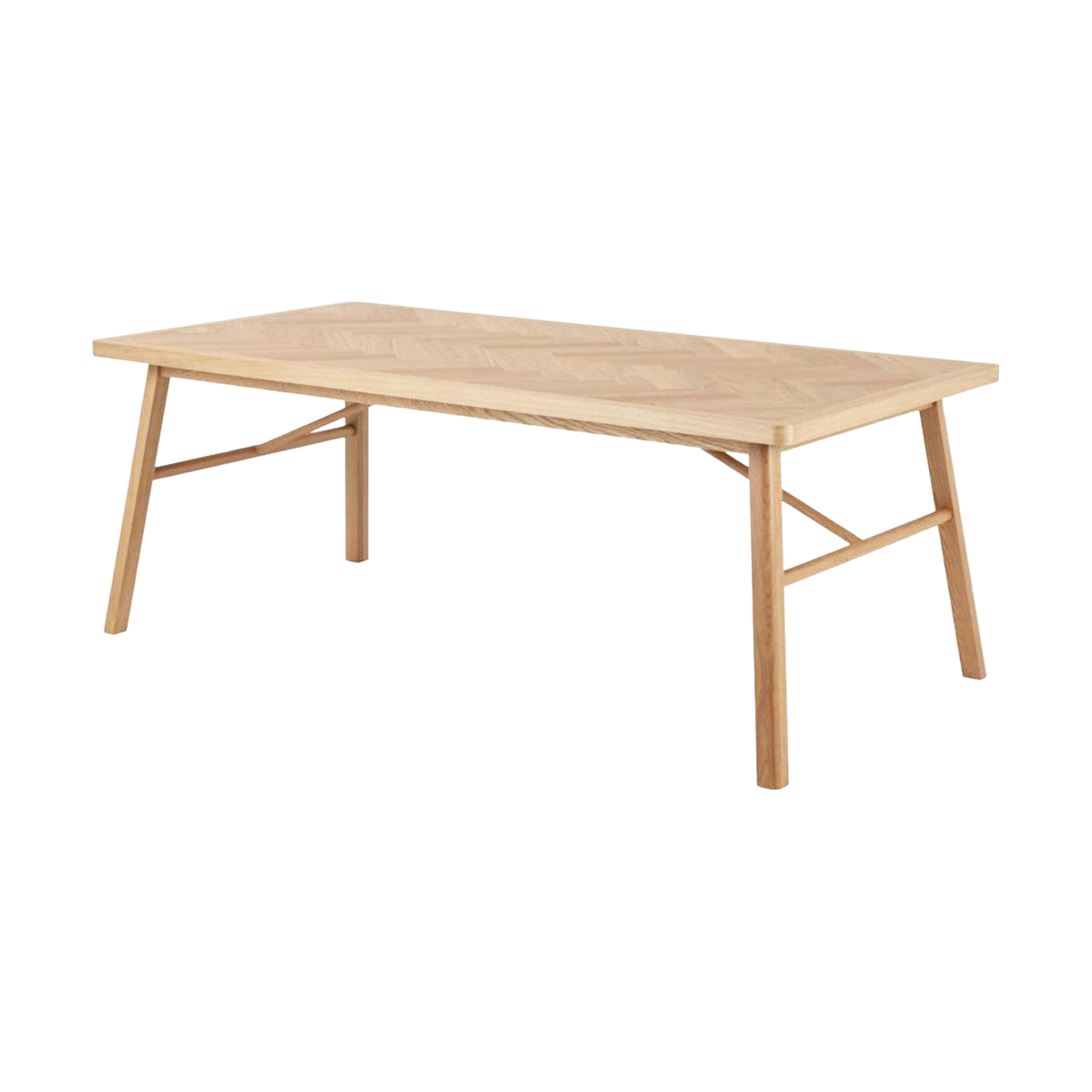 Eettafel Gwen visgraat Naturel van Loods 5