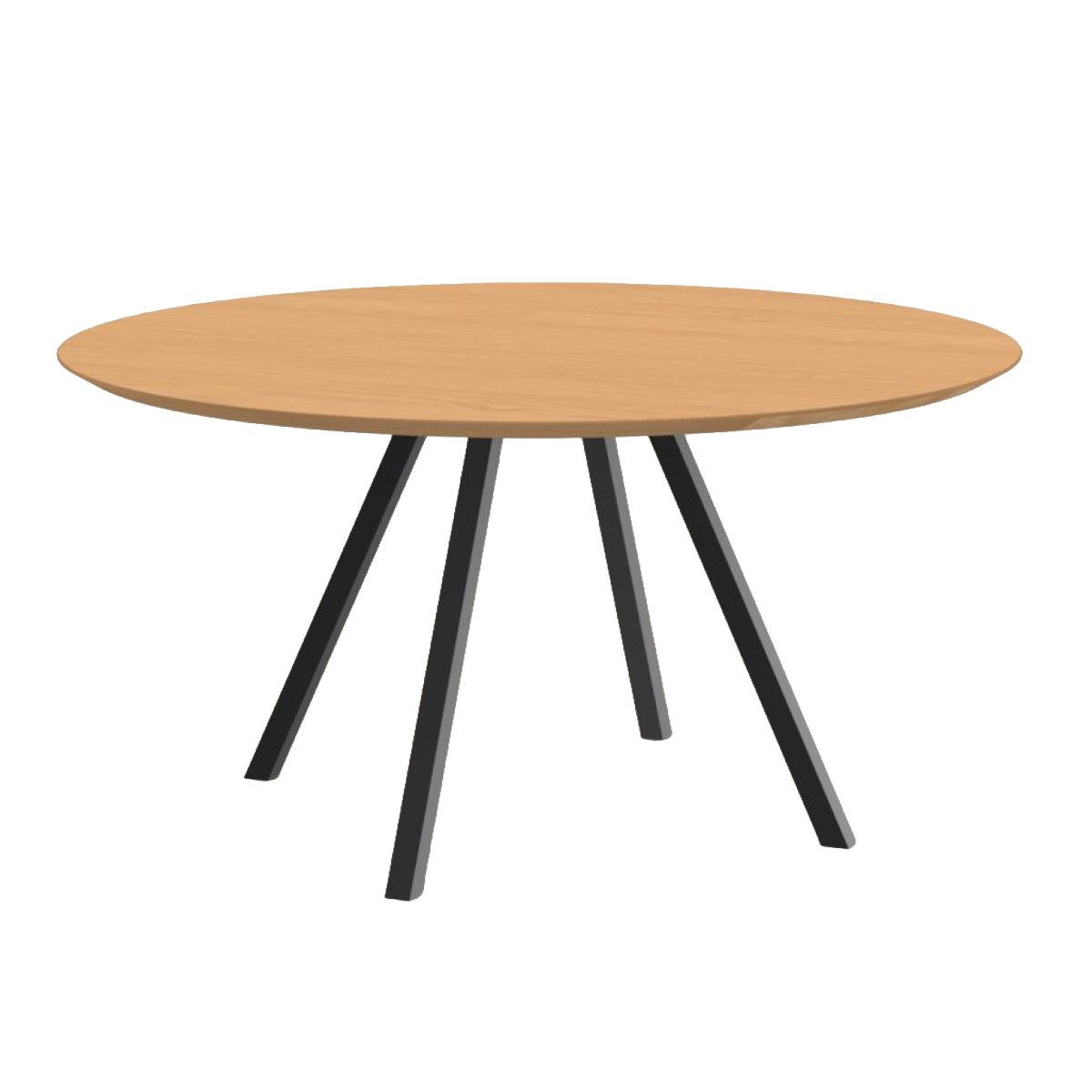Eettafel New Classic Quadpod naturel Ø140 cm verjongd van Loods 5