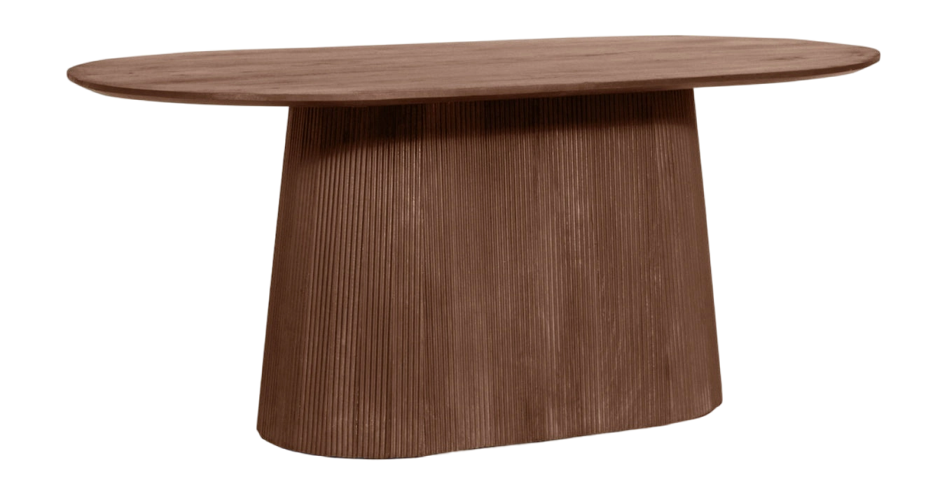 Grand Eettafel Tabacco Mangohout - 200 x 100 cm van fonQ
