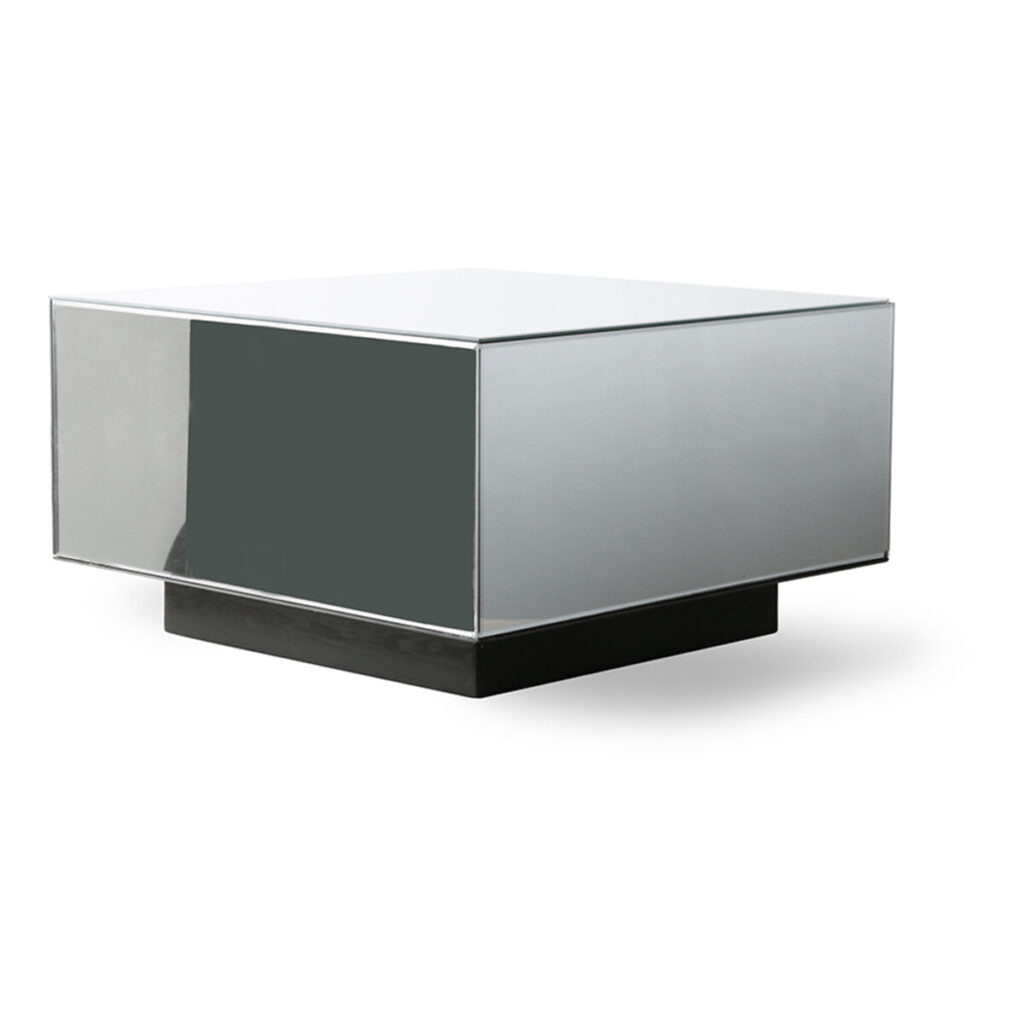 HKliving Salontafel 'Mirror' Glas, 60 x 60cm van Sohome