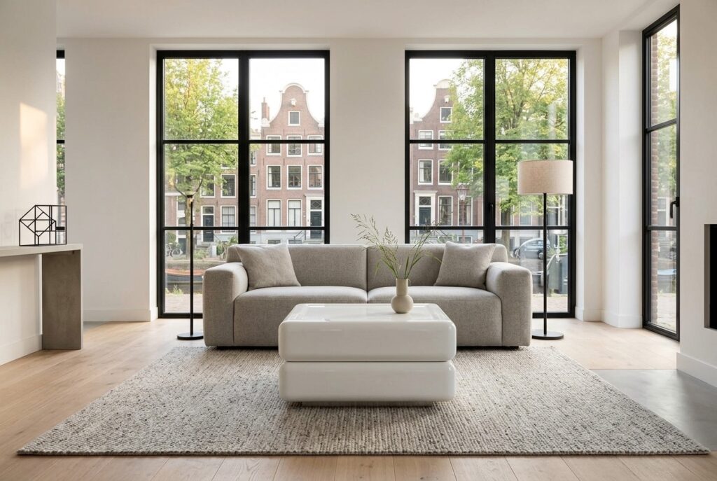 HKLIVING salontafel Space in een modern interieur, woonkamer