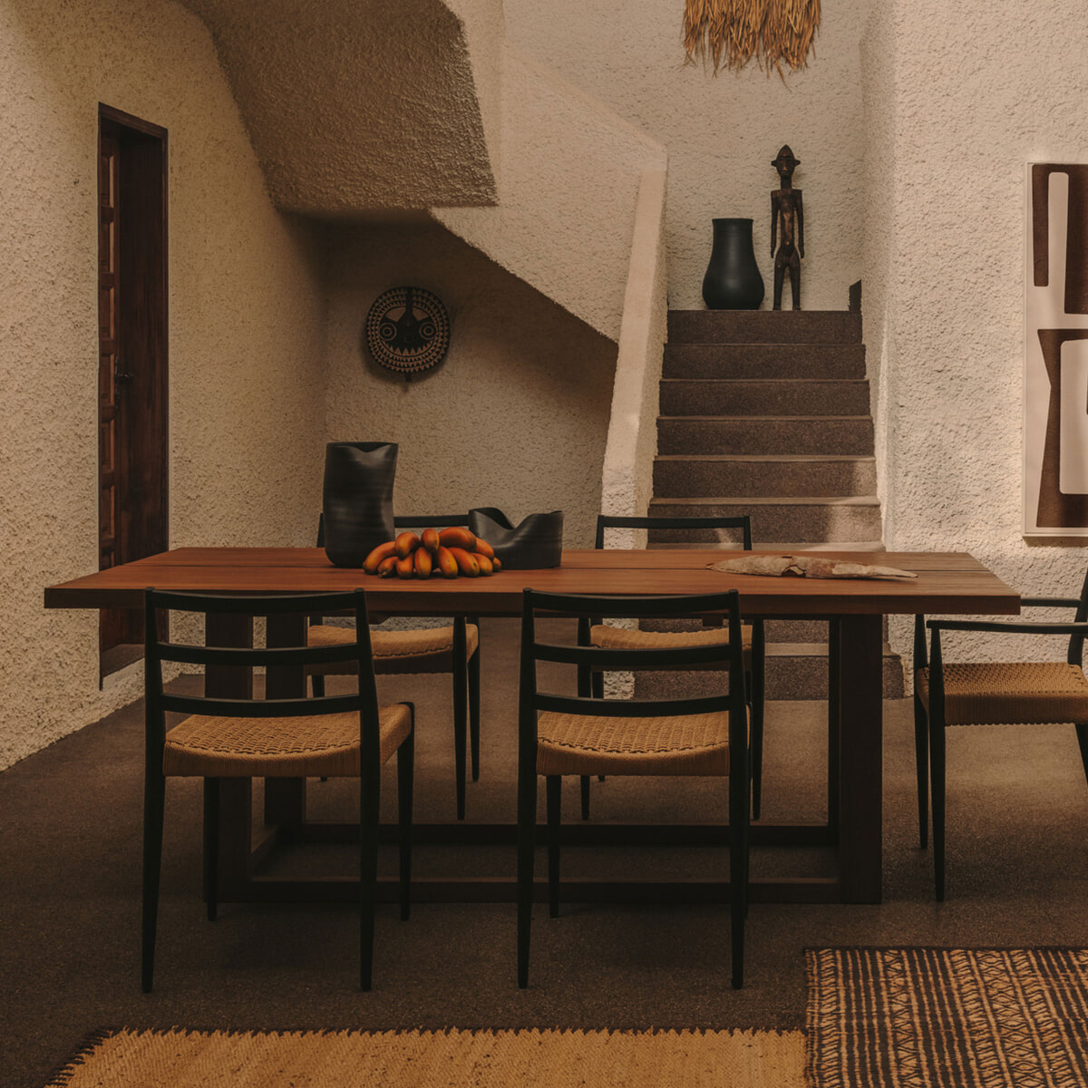 Kave Home Eettafel 'Sashi' Teakhout, 220 x 100cm van Sohome