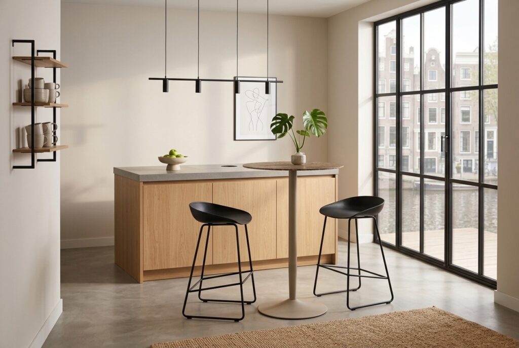 Marva Bartafel in een modern interieur, keuken