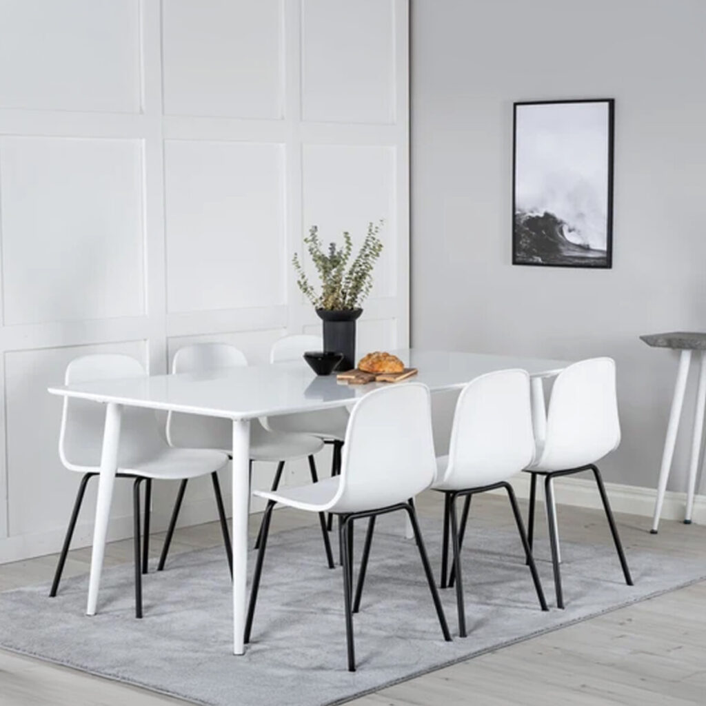 Nohr Eettafel 'Austina' MDF, kleur Wit van Sohome