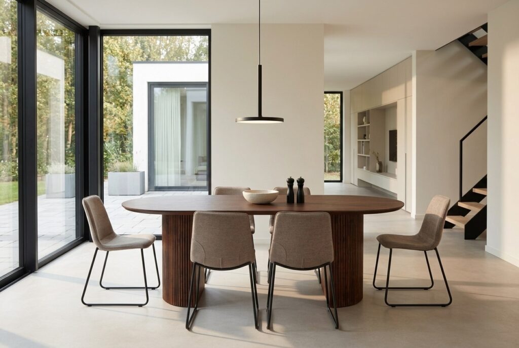 NOUS Living eetkamertafel (220 cm) Jaime in een modern interieur, eetkamer
