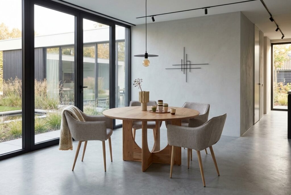 NOUS Living eetkamertafel Yara in een modern interieur, eetkamer