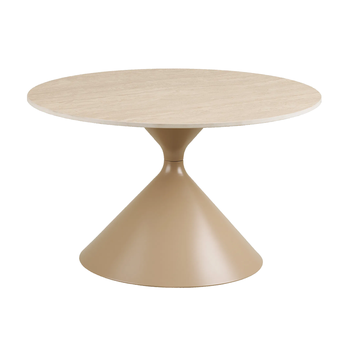 Salontafel Anisa beige Ø70 cm van Loods 5