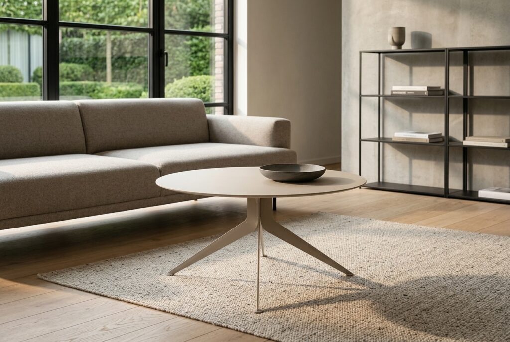 Salontafel Dalina in een modern interieur, woonkamer