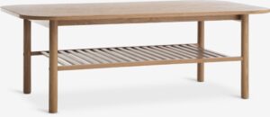 Salontafel LYNGVIG 70x130 1 schap naturel eiken van JYSK