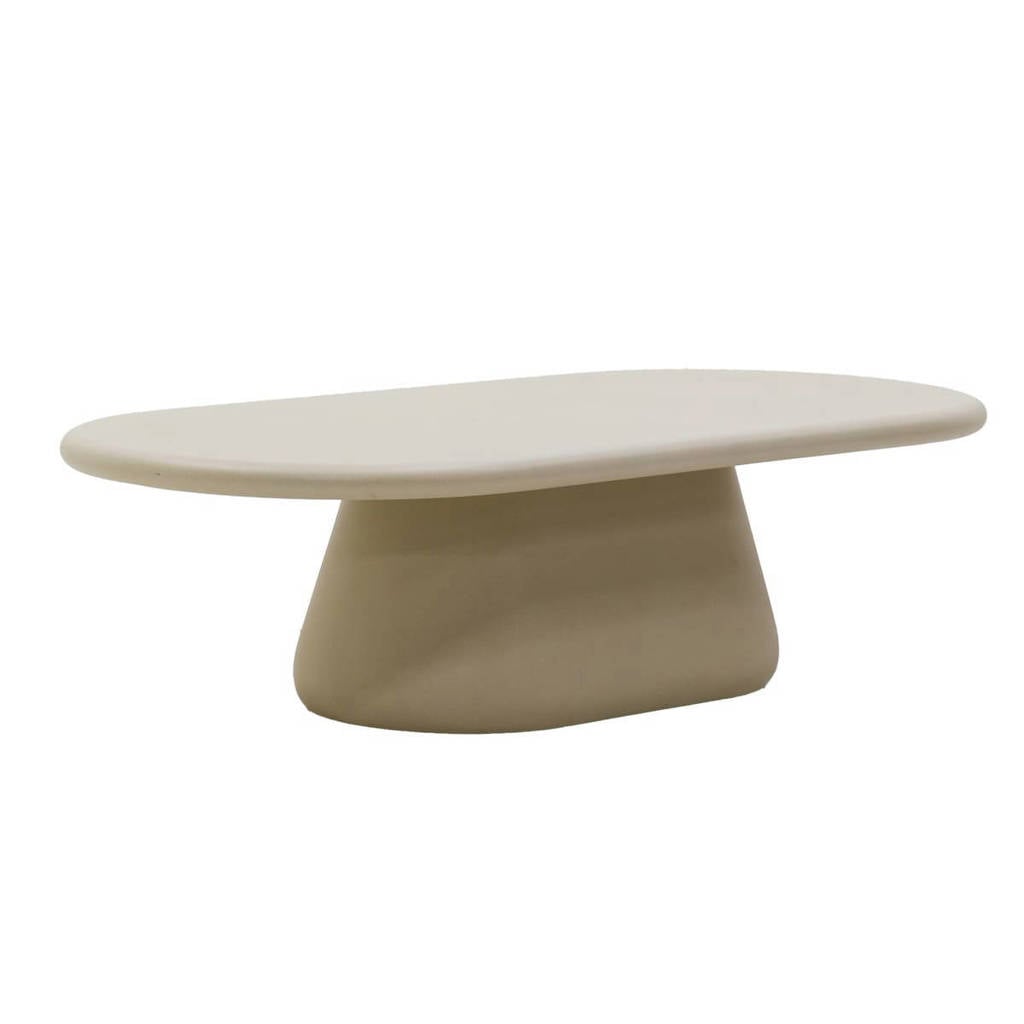 Salontafel Riva Ovaal - Eco Composiet - 140x65x39cm van Wehkamp