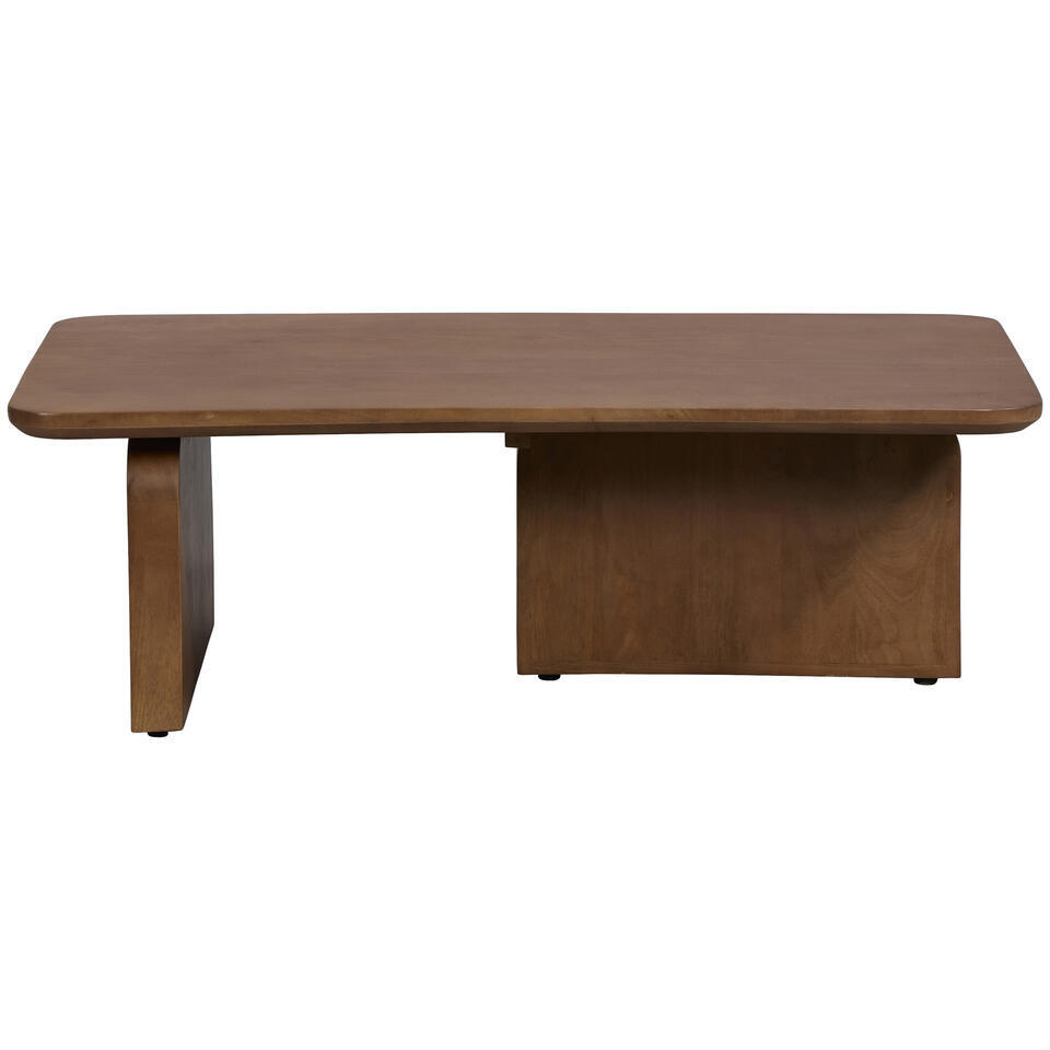 Salontafel Sandro - walnoot - 33x99x56 cm van Leen Bakker