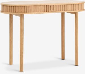 Sidetable LYNGVIG 50x110 2 tambour deuren naturel eiken van JYSK