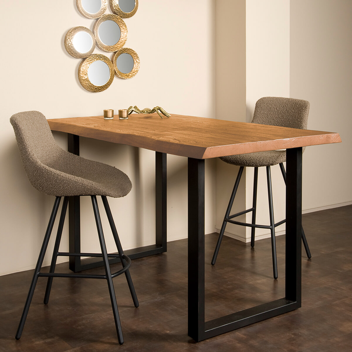 Tower Living Boomstam Bartafel 'Ultimo' Acaciahout, kleur Naturel van Sohome