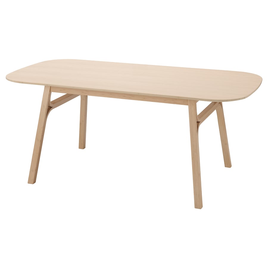 VOXLÖV Eettafel - licht bamboe 180x90 cm van IKEA